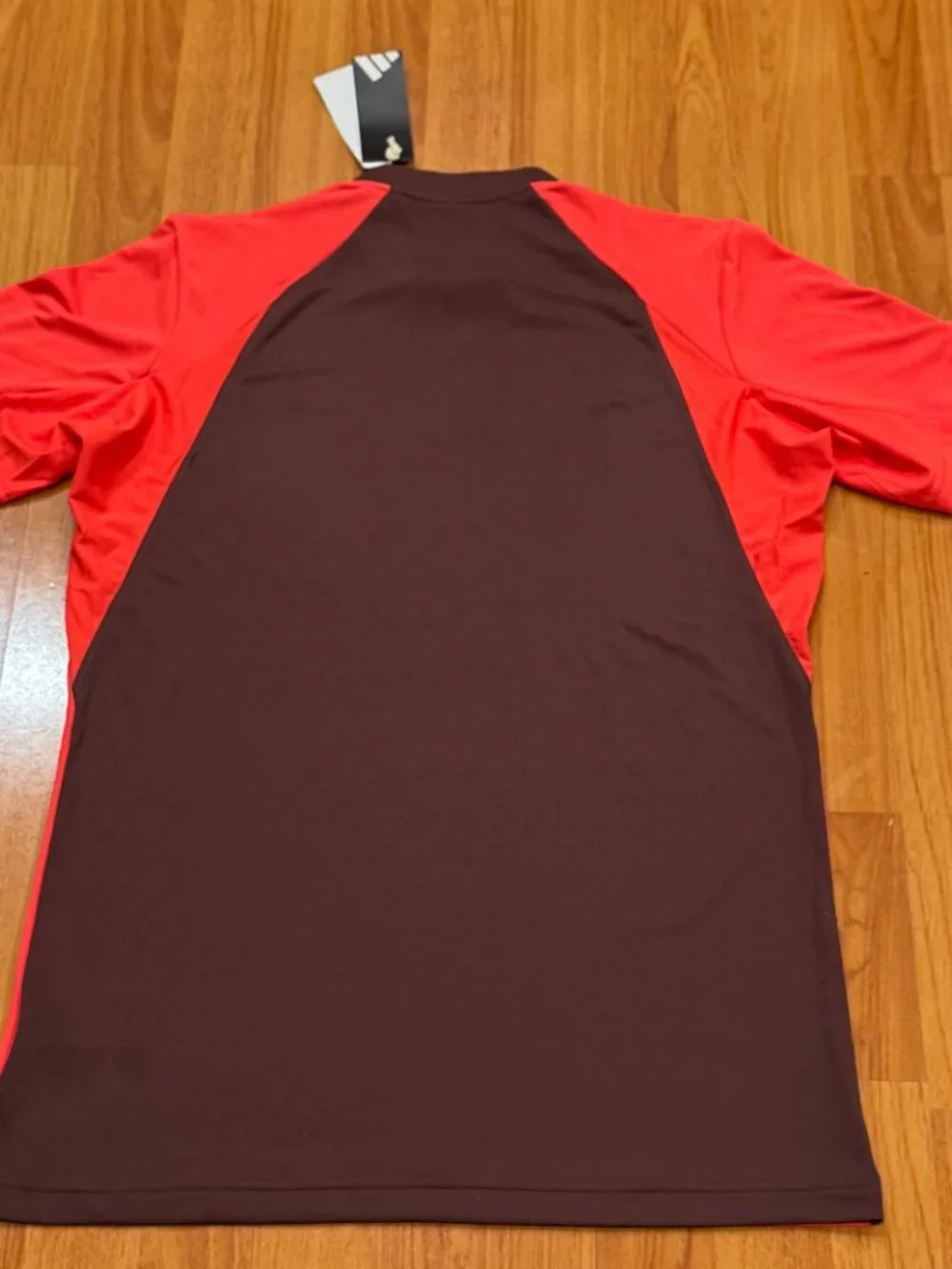 Adidas Freelift Pro Tennis Polo Climalite Technology Semi Lucid Red Men's SZ L